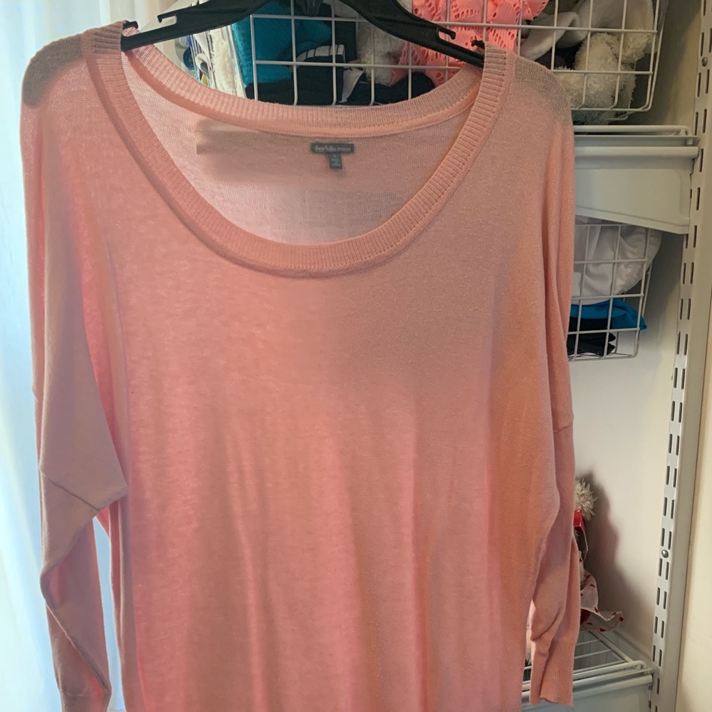 Light pink sweater top